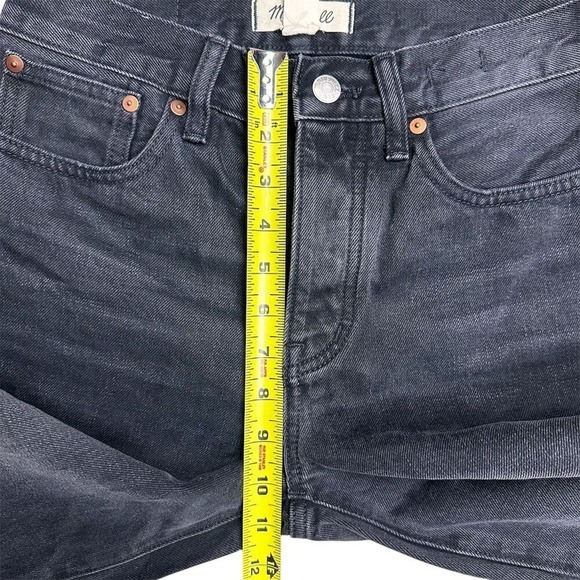 NWOT Madewell Women's Low-Slung Straight Jeans Black Size 23 Airy Denim - Picture 11 of 13